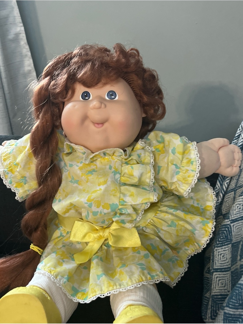 Cabbage Patch Doll with Growing Auburn Hair all original clothes and shoes